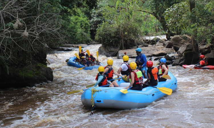 White Water Rafting Near Bwindi with Sana Gorilla Rafting